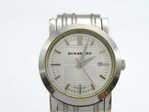 1円◆稼働◆　バーバリー　BU1351　　シルバー　クオーツ　レディース　腕時計　　L919