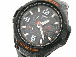 1円□ジャンク□　カシオ　GW-4000　G-SHOCK　黒　ソーラー　メンズ　腕時計　　K10001