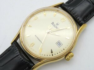 ☆1円◆稼働◆良品　その他　　Bulova　クリーム　自動巻き　ユニセックス　腕時計　　M611