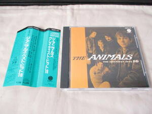 THE ANIMALS The Greatest Hits 16 ’86 日本のみ発売（再発なし） 折込帯付 未発表テイクとライヴ含むベスト 全１６曲