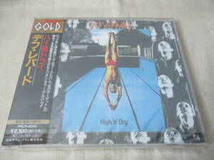 DEF LEPPARD HIGH ‘n’ Dry ‘91(original ’81) 新品未開封 PHCR-6005