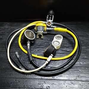 apollo bio-regulator AQUA LUNG　他　レギュレーター　ゲージ　セット オクトパス アクアラング