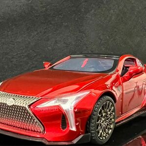 レクサス LEXUS LC500 レッド ミニカー 1/32　H138