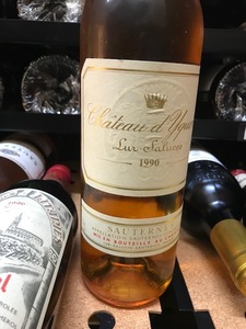 【古酒】最良作　極上品　1990　シャトー・ディケム　　Chateau d'Yquem 750ml　箱代無料！