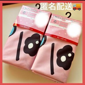 しまむら　おぱんちゅうさぎ　枕カバー　新品　2セット　ピンク　顔　シングルサイズ