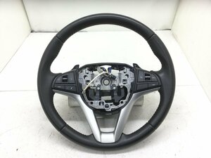 スペーシア MK53S ステアリングホイール ハンドル レザー パドルシフト