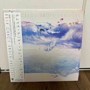 美品希少帯付LP!! RUSH ラッシュ グレイス・アンダー・プレッシャー GRACE UNDER PRESSURE 25・3P-505 レコード 洋楽 プログレ