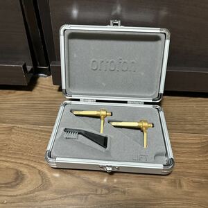 希少動作確認済!! ORTOFON オルトフォン CONCORDE GOLD 2本セット ハードケース付 ペア DJカートリッジ レコードプレーヤー シェル一体型