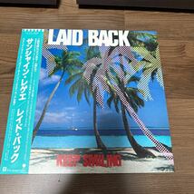 希少帯付LP!! LAID BACK レイドバック KEEP SMILING サンシャイン・レゲエ P-11475 レコード REGGAE 洋楽 シンセポップ_画像1