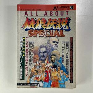 ALL ABOUT 餓狼伝説SPECIAL ALL ABOUTシリーズ Vol.3 電波新聞社 /オールアバウト餓狼伝説スペシャル