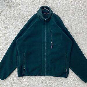 90'sオールド Patagonia パタゴニア シンチラ フリースジャケット グリーン L ボア ブルゾン ヴィンテージ