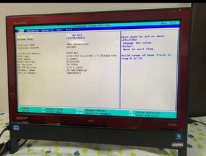 NEC VALUESTAR VN770/H 一体型PC ジャンク