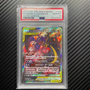 PSA10 ポケモンカードゲーム アーゴヨン&アクジキング　SAR 