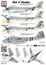 CTA-45 1/144 CTA グラマン A-6A/B/C/E KA-6D イントルーダー用デカールセット アメリカ海軍 攻撃機_画像2