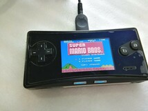 動作品☆ GBA ☆ ゲームボーイミクロ 　本体/アダプター電源 /マリオソフト　Nintendo GAMEBOY ADVANCE ゲームボーイアドバンス 任天堂_画像2