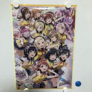 A69440 ◆ラブライブ　虹ヶ咲学園スクールアイドル同好会 A3サイズ クリアポスター 送料350円 ★何点買っても送料350円★