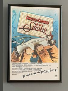 【額付き】A4アートポスター cheech&chong チーチョン　マリファナ WEED up in smoke 大麻 インテリア C003