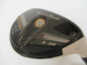 ★TaylorMade テーラーメイド RESCUE ユーティリティ U3 18° 純正カーボンシャフト J191　★レア★激安★中古★　★