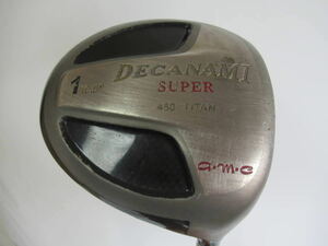 ★a m c アメリカン楽部 DECANAMI SUPER ドライバー 1W 10.5° 純正カーボンシャフト J235　★レア★激安★中古★　★