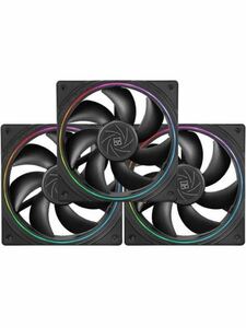 Thermalright TL-S12 CPUファン 120mmケースクーラーファン 4ピンPWMコネクタ静音コンピュータファン 最大1500RPM冷却ファン3個入り