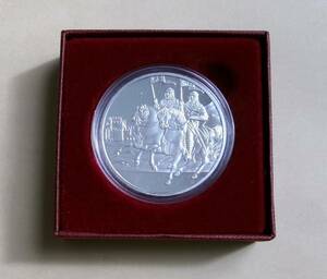 オーストリア共和国発行 2 人の馬上のテンプル騎士団の騎士などロッケンハウス城 ５００シリング 記念 プルーフ銀貨 １点 未使用