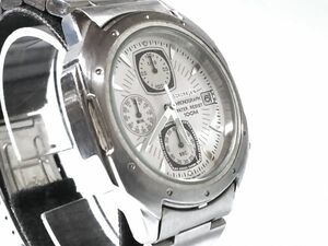 【Jx1】SEIKO/セイコー◇Chronograph/V657-9060/SKS153P1◇1999年製♂1/10秒クロノグラフ/QZ/シルバー