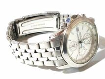 【Jx2】SEIKO/セイコー◇Chronograph/7T92-0LH0/SNDC05P1◇2010年製♂1/20秒クロノグラフ/QZ/シルバー_画像9