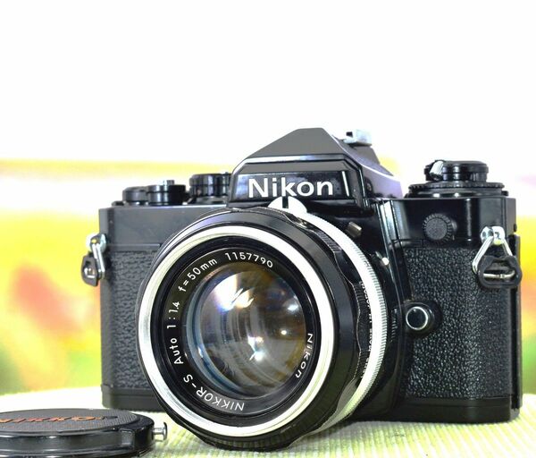 【整備済】ニコン Nikon FE 黒 ブラック+ 50mm F1.4 非Ai マニュアル MF