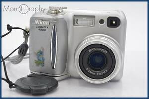 ★良品★ ニコン Nikon COOLPIX 4300 3x ストラップ、バッテリーのみ付属 #tk2126