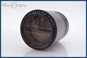 ★希少品★ ライツ LEITZ WETZLAR ELMARIT-R 135MM F2.8 レンズフィルター付 #tk2176