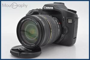★特別特価★ キヤノン Canon EOS 40D + TAMRON AF XR Di LD 28-300mm F3.5-6.3 MACRO 前キャップ、バッテリーのみ付属 #tk2249