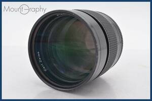 ★良品★ カールツァイス CARL ZEISS Planar 85mm F1.4 AEG レンズフィルター付 ★完動品★ 同梱可 #tk2427