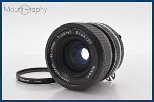 ★極上美品★ ニコン Nikon ZOOM-NIKKOR 35-70mm F3.5-4.5 Ai-S レンズフィルター付 ★完動品★ 同梱可 #tk2479