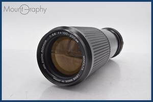 ★良品★ ミノルタ MINOLTA MD ZOOM ROKKOR 100-200mm F5.6 ★完動品★ 同梱可 #tk2661