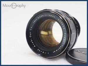 ★実用美品★ PENTAX ペンタックス Super-Takumar 55mm F1.8 ★完動品★同梱可 前キャップ付 #i5523