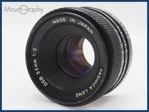 ★良品★ YASHICA ヤシカ DSB 55mm F2 ★完動品★同梱可 #i5615