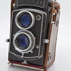★希少品★ リコー RICOH RICOFLEX 8cm F3.5 カメラケース付属 #tk1990の画像1