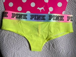  rare *pink Victoria Secret shorts underwear pink fluorescence yellow yellow color bread ti T-back song Rollei zsi-m less bikini Logo chi- key 