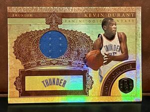 10-11 Panini Gold standard Gold Crowns Materials Kevin Durant /249 NBAカード jersey 