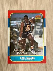 96-97 1996-97 Fleer Metal Decade of Excellence M5 Karl Malone カール・マローン　Utah Jazz NBAカード