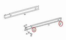 希少！AMG 純正当時物 W124 ジャッキホールカバー HWA1246980230 E36T/E500E/E60/サイドスカート/ワゴン_画像5