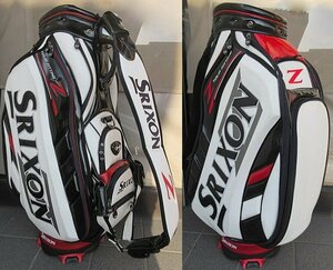 中古 ダンロップ SRIXON/スリクソン キャディバッグ GGC-S071 ホワイト