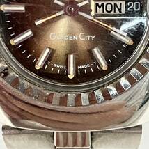 1円〜 1M RADO ラドー Golden City ゴールデンシティ デイデイト 腕時計 レディース腕時計 Water Sealed 559.3044.4 動作確認済み_画像5