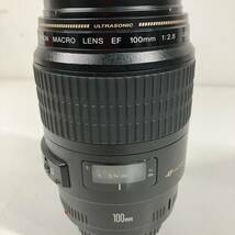 1円〜 2T CANON ズームレンズ EF EFレンズCanon キャノン LENS ウルトラソニック 箱付き 100mm f/2.8 macro USM LP1219 ET-67_画像6