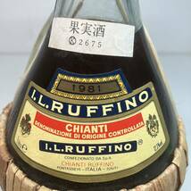 1円〜 キャンティ ルフィーノ ワイン 容量1000ml アルコール14%未満 CHIANTI I.L.RUFFINO 古酒 果実酒 未開封 サントリー イタリア_画像4