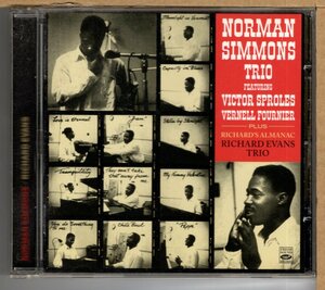 【中古CD】NORMAN SIMMONS TRIO / RICHARD EVANS TRIO