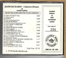 【中古CD】KEITH RICHARDS / UNKNOWN DREAMS_画像2