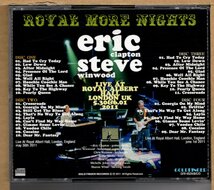 【中古CD】ERIC CLAPTON, STEVE WINWOOD / ROYAL MORE NIGHTS_画像2