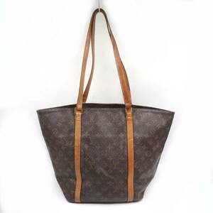 ★LOUIS VUITTON ルイヴィトン M51108 モノグラム サックショッピング トートバッグ ショルダーバッグ 肩掛けかばん ブラウン系 