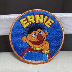 ★未使用★セサミストリート　ERNIE アイロンワッペン　ハンドメイド